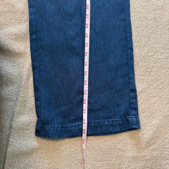 NWOT Sessùn Wide Leg Lyocell Linen Pants – Blue – EU 40 (US 8